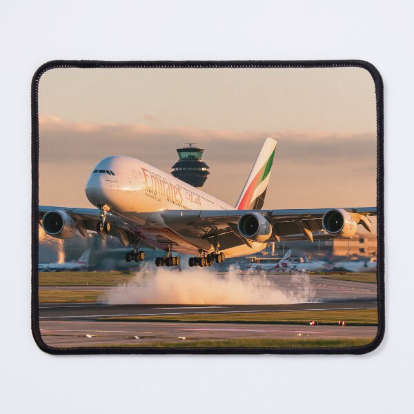 Item preview, Emirates A380 On Final Approach designed and sold by Skyframe Aviation.