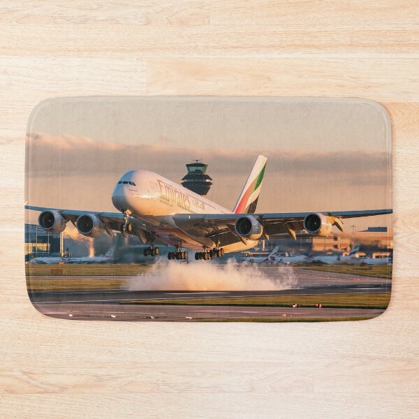 Item preview, Emirates A380 On Final Approach designed and sold by Skyframe Aviation.