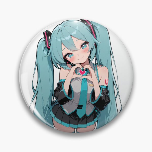 Item preview, Hatsune Miku Sticker | Cute Heart Hands Anime Vocaloid Decal designed and sold by RGB-crayon.