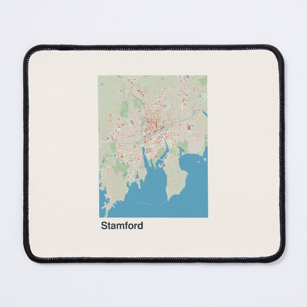 Item preview, Stamford Minimalistic Map Art designed and sold by MapsNerd.