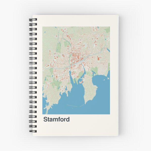 Item preview, Stamford Minimalistic Map Art designed and sold by MapsNerd.