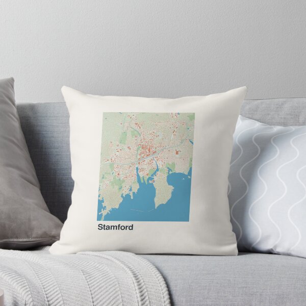Artikelvorschau, Minimalistische Kartenkunst von Stamford entworfen und verkauft von MapsNerd.