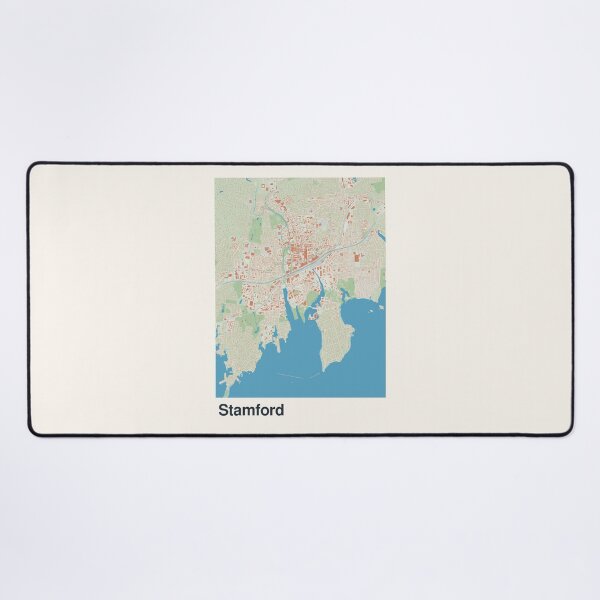 Item preview, Stamford Minimalistic Map Art designed and sold by MapsNerd.