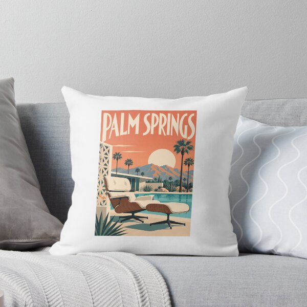 Item preview, Palm Springs Mid Century Lounge Chair Poster designed and sold by Beyond Destinations.