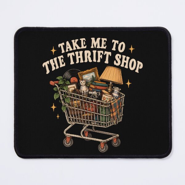 Item preview, Take Me To The Thrift Shop Vintage Thrifting Lover Retro Cottagecore Treasure Hunters designed and sold by Lina Caro.