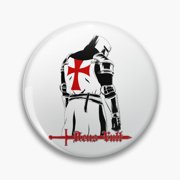 Item preview, Deus Vult | Crusader / Knight Templar | Christian medieval protector illustration designed and sold by ProdbyNiECO.