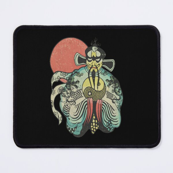 Item preview, Vintage Chinese Deity Fortune Folk Art designed and sold by WalkercKenziec.