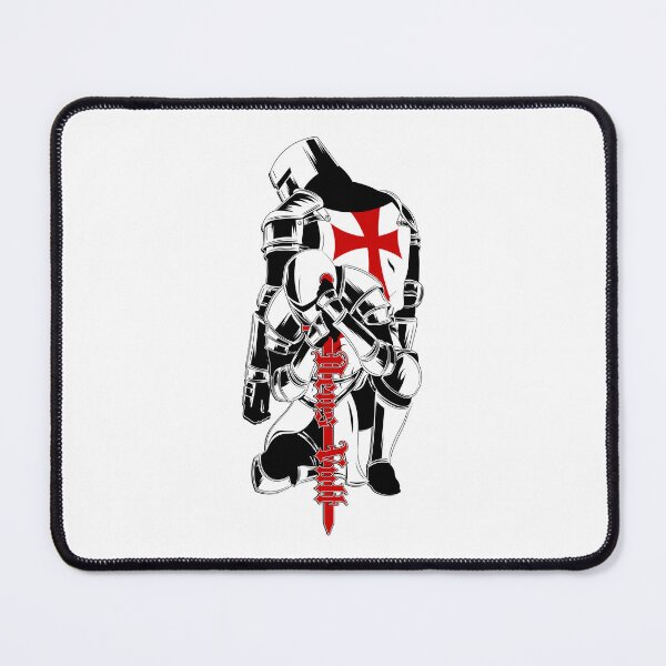 Item preview, Deus Vult | Crusader / Knight Templar | Christian medieval protector illustration designed and sold by ProdbyNiECO.