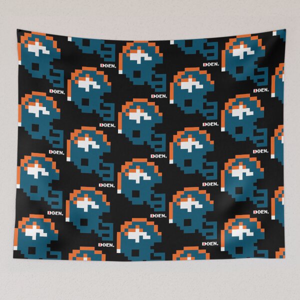 Item preview, Broncos Tecmo Bowl Helmet designed and sold by BurnTheBeansg.