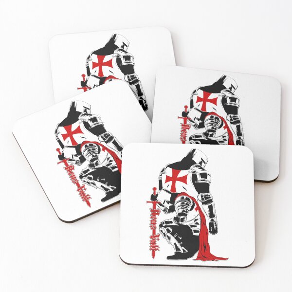 Item preview, Deus Vult | Crusader / Knight Templar | Christian medieval protector illustration designed and sold by ProdbyNiECO.