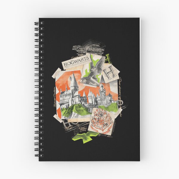 Artikelvorschau, Hogwarts-Scrapbook-Schloss-Collage-Design entworfen und verkauft von Mary Good.