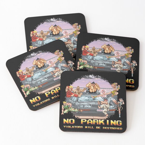 Item preview, Pixel Art Fighting Game Characters No Parking designed and sold by WalkercKenziec.