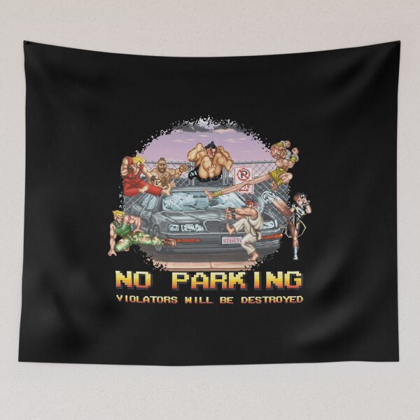 Item preview, Pixel Art Fighting Game Characters No Parking designed and sold by WalkercKenziec.