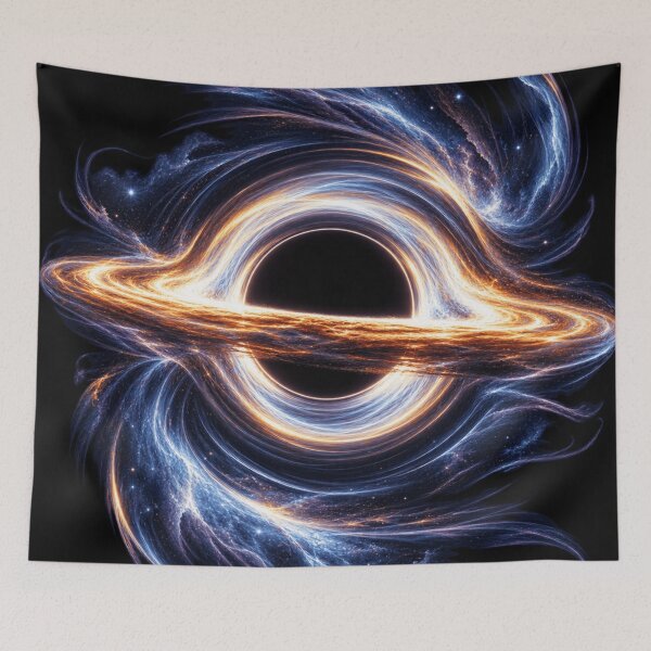Item preview, Cosmic Black Hole Nebula - Stellar Vortex Space Art designed and sold by AstroPal28.