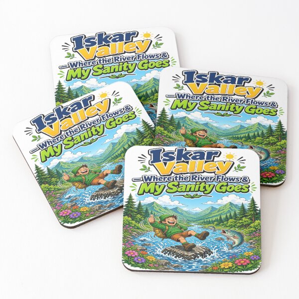 Artikelvorschau, Iskar Valley: Where the River Flows & My Sanity Goes T-Shirt entworfen und verkauft von Sushikidsntoddlers.