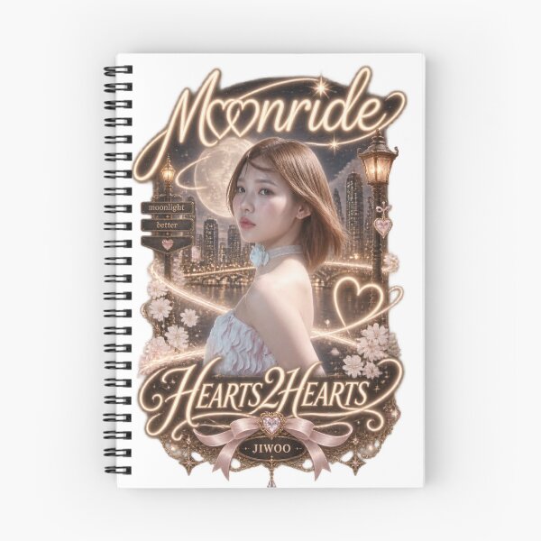 Artikelvorschau, Jiwoo Hearts2Hearts Moonride Floral Garden Concept entworfen und verkauft von Valereekmerch.
