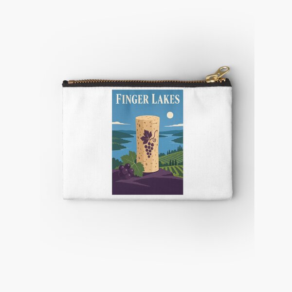 Item preview, Finger Lakes Wine Cork Travel Poster designed and sold by Beyond Destinations.
