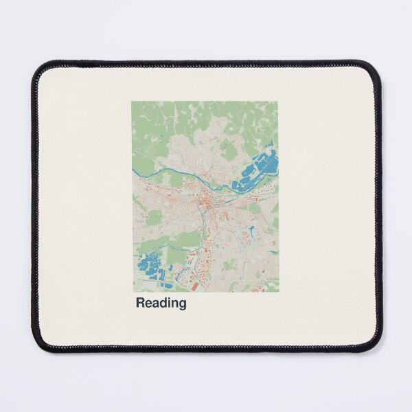 Item preview, Reading Minimalistic Map Art designed and sold by MapsNerd.