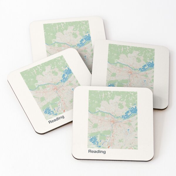 Item preview, Reading Minimalistic Map Art designed and sold by MapsNerd.