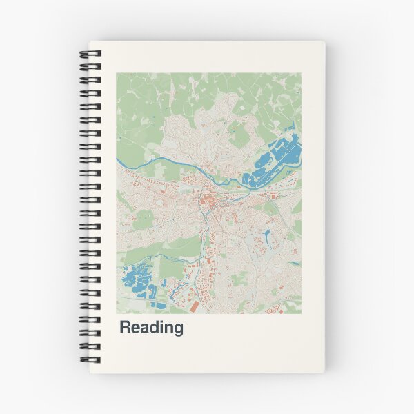 Item preview, Reading Minimalistic Map Art designed and sold by MapsNerd.