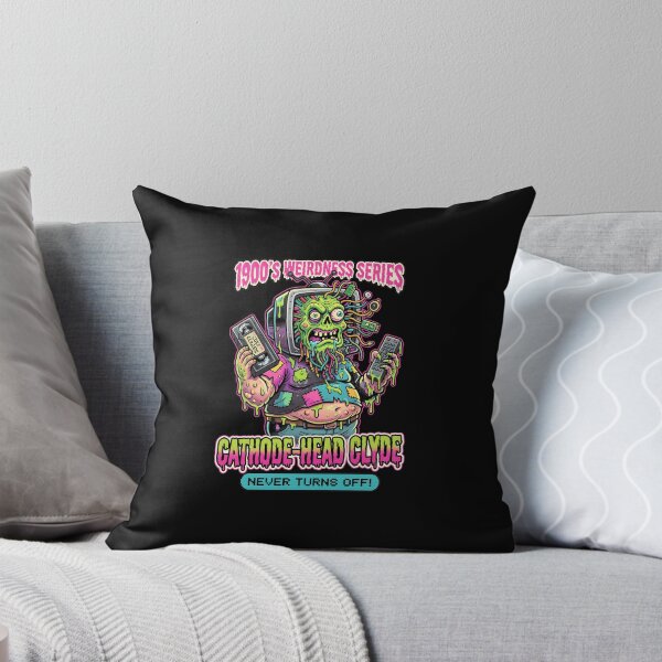 Item preview, Cathode-Head Clyde 1980's Weirdness Retro TV Zombie designed and sold by WalkercKenziec.