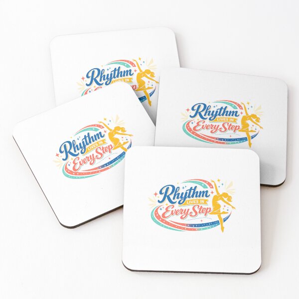 Item preview, Rhythm Lives in Every Step Dance Lover Colorful Dancer Inspirational Art designed and sold by inkoutninja.