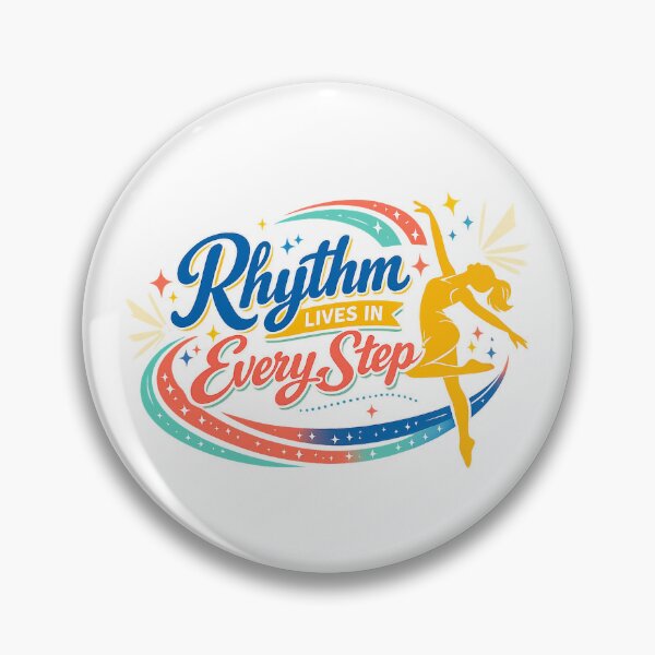 Item preview, Rhythm Lives in Every Step Dance Lover Colorful Dancer Inspirational Art designed and sold by inkoutninja.