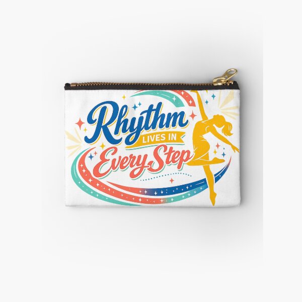 Item preview, Rhythm Lives in Every Step Dance Lover Colorful Dancer Inspirational Art designed and sold by inkoutninja.