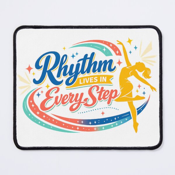 Item preview, Rhythm Lives in Every Step Dance Lover Colorful Dancer Inspirational Art designed and sold by inkoutninja.