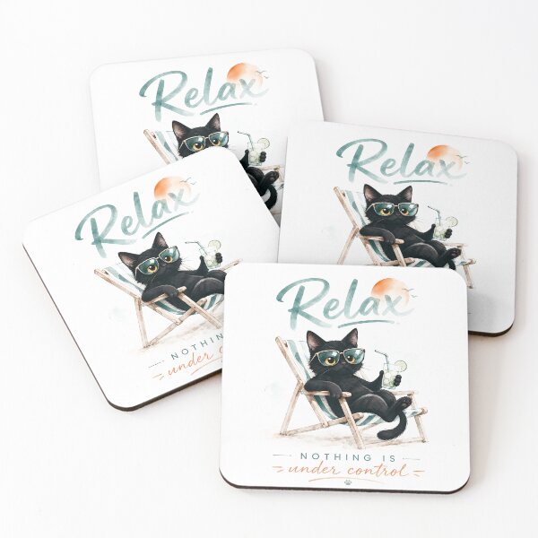 Item preview, Relax Nothing Is Under Control Funny Cat Meme Chill Chaos Humor  designed and sold by PurrfectHome.