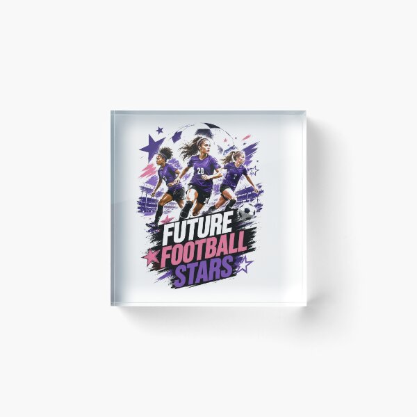 Item preview, Future Football Stars Women’s Soccer Inspirational Sports Design designed and sold by CKADigital.