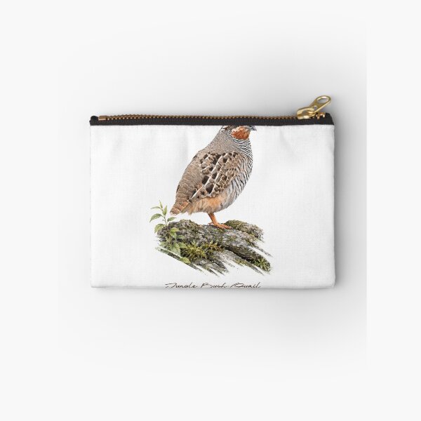 Item preview, Jungle Bush-Quail on Mossy Rock Bird Illustration designed and sold by Takeda-art.