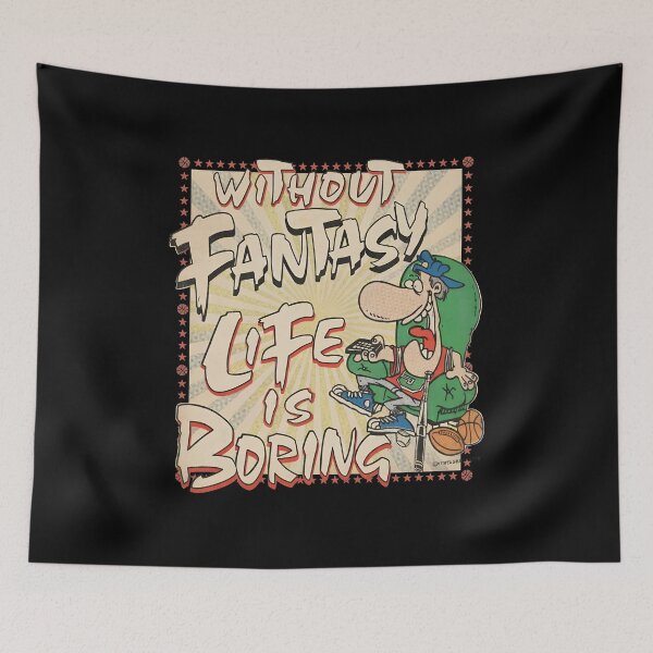 Item preview, Without Fantasy Life Is Boring Cartoon  designed and sold by Rubychultzdfgg.