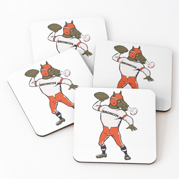 Item preview, Denver Broncos  Retro Mascot Fan Design designed and sold by BurnTheBeansg.