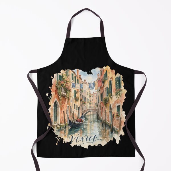Item preview, Venice Canal Watercolor | Gondola Italy Illustration designed and sold by Ela-graphicwiz.