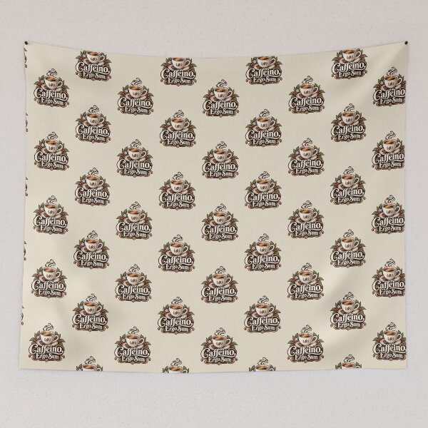 Item preview, Caffeino Ergo Sum – Vintage Coffee Latin Humor designed and sold by MetaModel Editions.