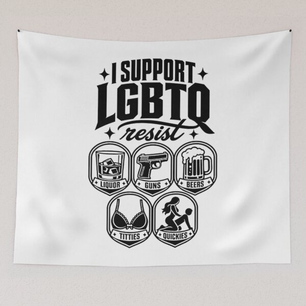 Item preview, I Support LGBTQ designed and sold by llesmith.