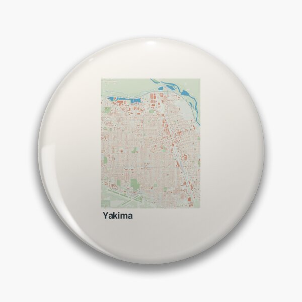 Item preview, Yakima Minimalistic Map Art designed and sold by MapsNerd.