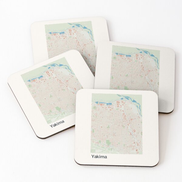 Item preview, Yakima Minimalistic Map Art designed and sold by MapsNerd.