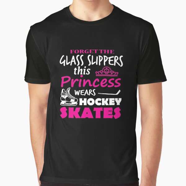  Girls Ice Hockey T-Shirt This Princess Wears Hockey Skates :  Clothing, Shoes & Jewelry