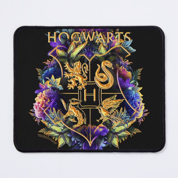 Item preview, H4rry P0tter H0gwarts Multi-Colored Floral Crest designed and sold by matteoqhrdu.