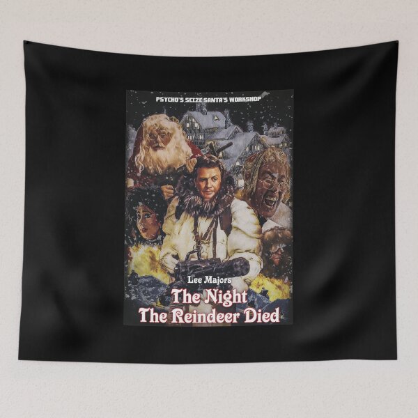Item preview, Psycho's Seize Santa's Workshop - Lee Majors Action Poster designed and sold by WalkercKenziec.