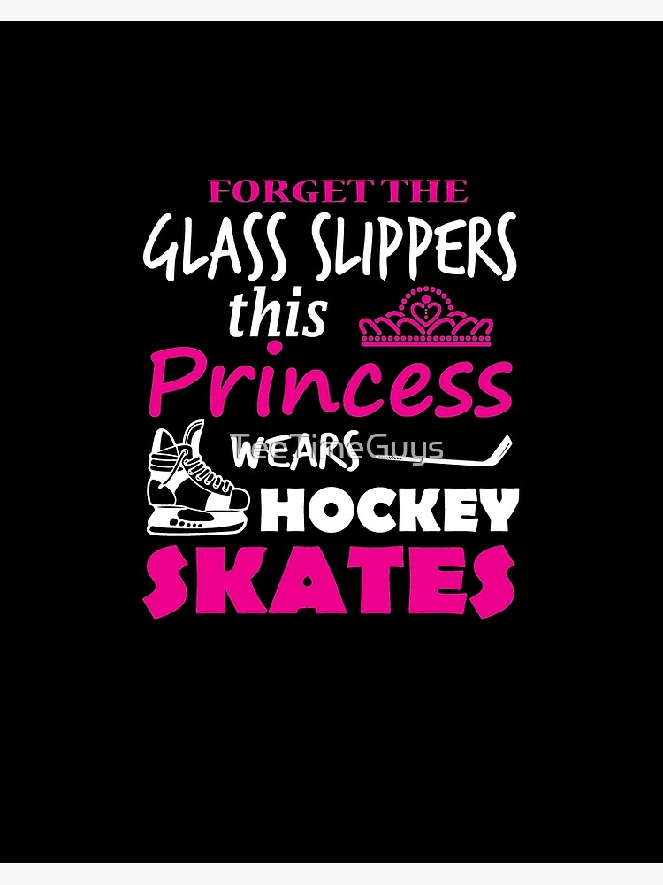  Girls Ice Hockey T-Shirt This Princess Wears Hockey Skates :  Clothing, Shoes & Jewelry