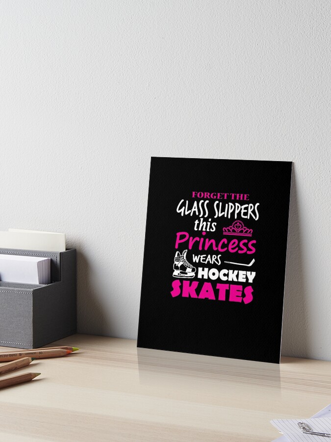  Girls Ice Hockey T-Shirt This Princess Wears Hockey Skates :  Clothing, Shoes & Jewelry