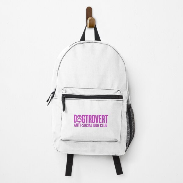Item preview, Dogtrovert Anti-Social Dog Club - Pink Distressed Paw Typography designed and sold by ylva-nLoeb.