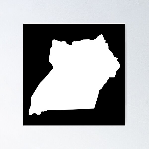 Item preview, Uganda Country Shape UG designed and sold by shitpostee.