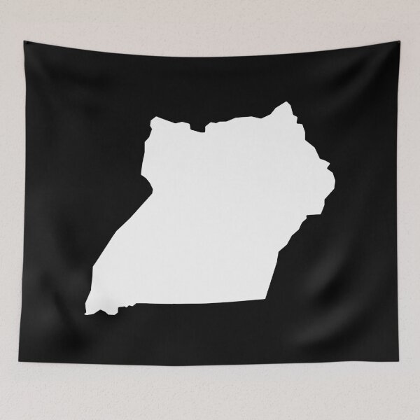 Item preview, Uganda Country Shape UG designed and sold by shitpostee.