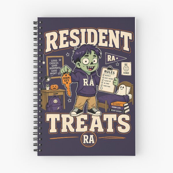 Item preview, Resident Advisor Treats Funny Zombie RA Halloween designed and sold by CloudyCatArt.
