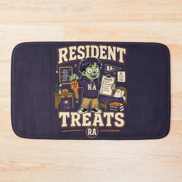 Item preview, Resident Advisor Treats Funny Zombie RA Halloween designed and sold by CloudyCatArt.