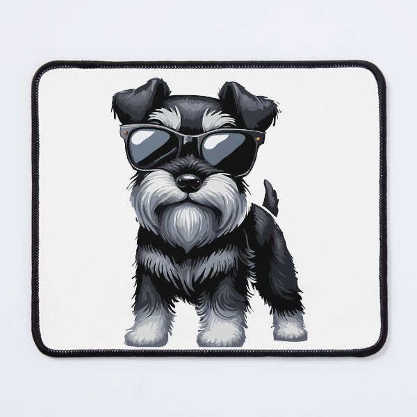 Item preview, Miniature Schnauzer Dog With Sunglasses designed and sold by uza-nHornber.